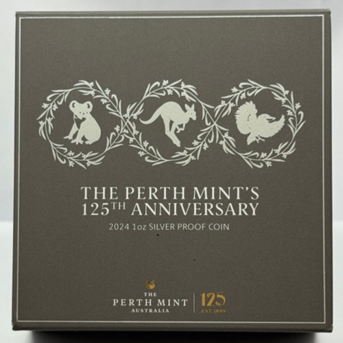 2024 Silver 1oz Proof Coin 125th Anniversary