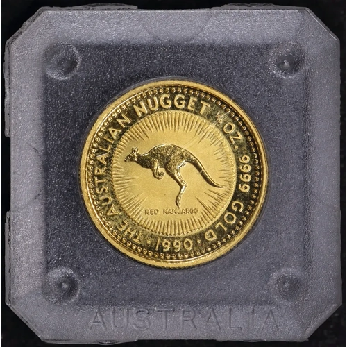 1990 Gold 1/10oz Specimen Coin Kangaroo Nugget