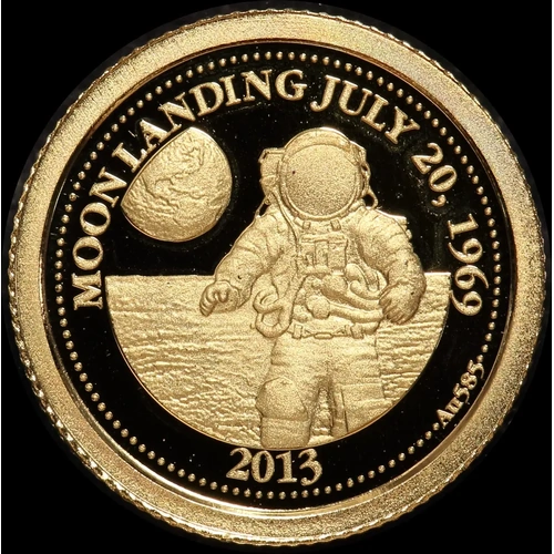 Samoa 2013 Gold Half Gram Coin First Moon Landing