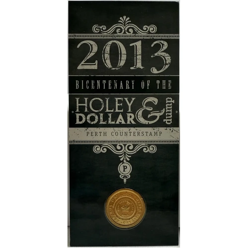 2013 $1 Uncirculated Bicentenary of the Holey Dollar Perth Counterstamp