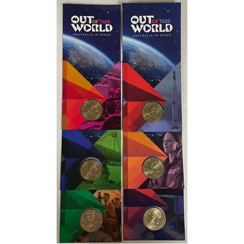 2024 1 Dollar 6 Coin Perth Counterstamp Set Out of this World