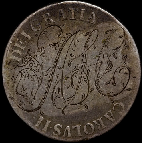 1673 Silver Crown Charles II S#3355 Very Fine