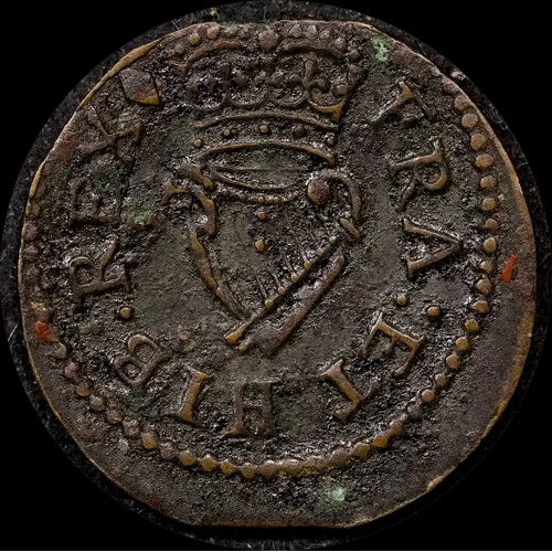 1603 - 1625 Copper Farthing James I /  S#J1FA-020 about VF