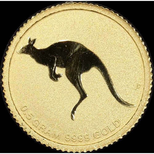 2010 Gold 2 Dollar 1/2 Gram Uncirculated Coin Kangaroo