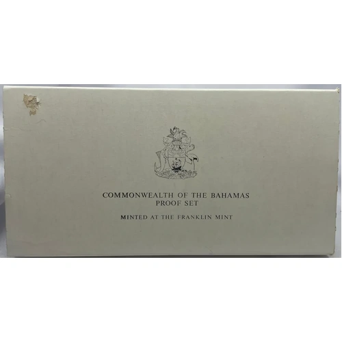 Bahamas 1975 Silver Proof Coin Set (9)