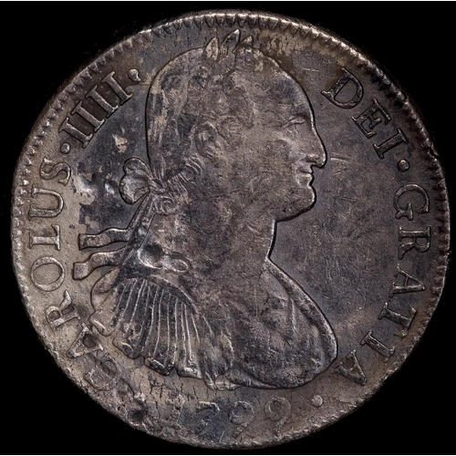 Mexico 1799 Silver 8 Reales Ex Rapid Shipwreck KM#109 about VF