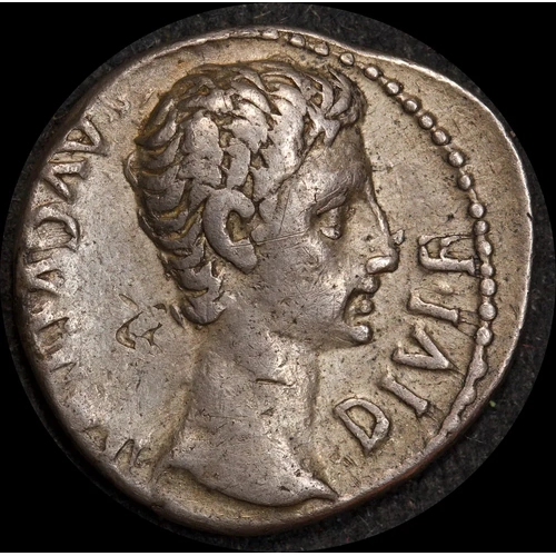 Imperial Rome Augustus 15-13 BC Silver Denarius RIC I 167a about VF