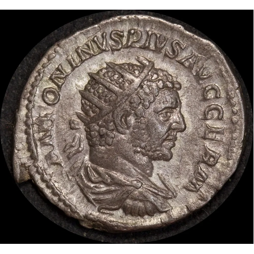 Imperial Rome Caracalla 216CE Silver Antoninianus RIC IV 280e Extremely Fine