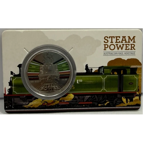 2022 50 Cent Uncirculated Coin Steam Power NSW South Maitland