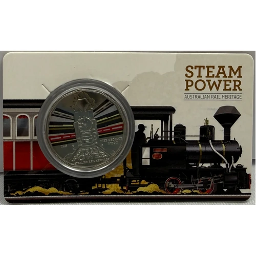 2022 50 Cent Uncirculated Coin Steam Power TAS Wee Georgie Wood