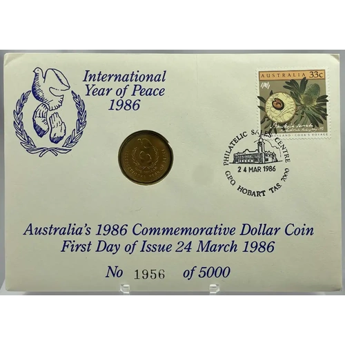 1986 One Dollar PNC Year of Peace