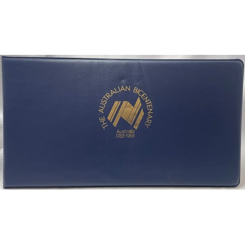 Stokes Mint 1988 Sterling Silver Medallion Folder Bicentennial of Australia