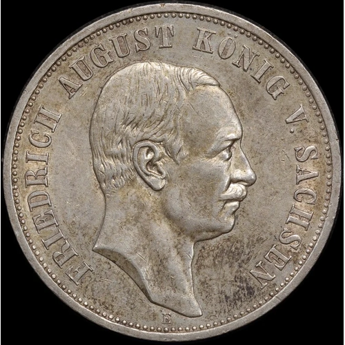 German States (Prussia) 1912-A Silver 3 Mark KM#527 good EF