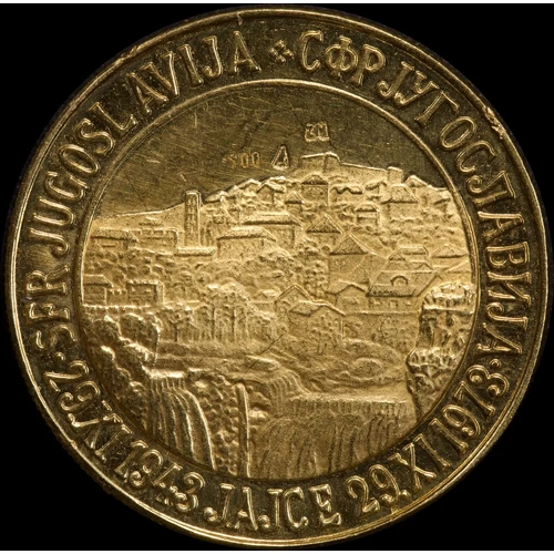 Yugoslavia 1973 Gold Medal 30th Anniversary of Second AVNOJ Meeting in Jajce