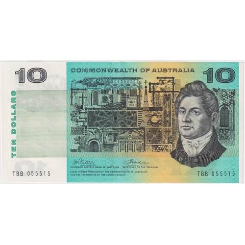1972 $10 Note Commonwealth of Australia Phillips/Wheeler TBB Last Prefix R304L about Unc