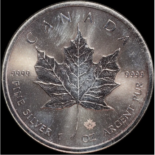 Canada 2015 Silver 5 Dollars  Maple Leaf
