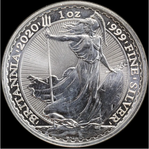 Great Britain 2020 Silver 1 Ounce Britannia Uncirculated