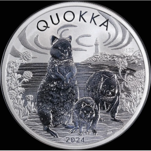 2024 Silver 1oz Bullion Coin Quokka