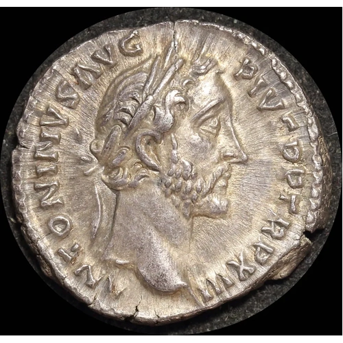 Ancient Rome (Imperial) 149 - 150 AD Antoninus Pius Silver Denarius Felicitas RIC III 187 good EF