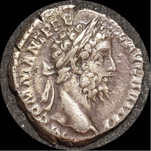 Ancient Rome (Imperial) 189 CE Commodus Silver Denarius Securitas RIC III 190 Very Fine