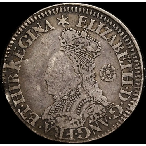 1562 Silver Sixpence Elizabeth I  S# 2596 good Fine