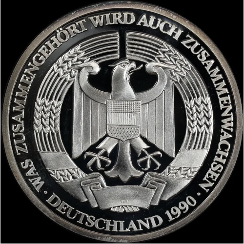 Germany 1990 Silver Medallion Monetary Union