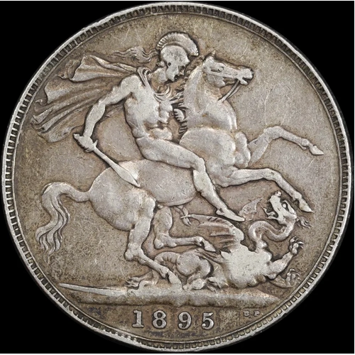 1895 Silver Crown Victoria S#3937 Very Fine