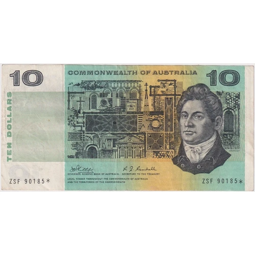 1968 $10 Note Star Note Phillips/Randall ZSF First Prefix R303sF Very Fine