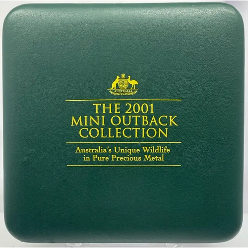 2001 Gold Platinum Silver Proof Coin Set Mini Outback Collection