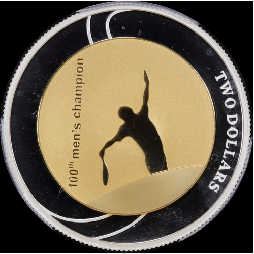 2012 Silver Proof 2 Dollar Coin Australian Open PCGS PR69DCAM