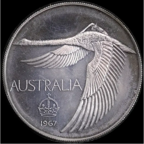 1967 Unofficial Pattern Swan Dollar Uncirculated