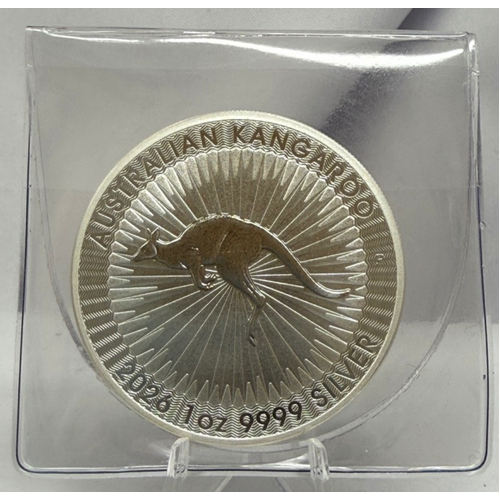 2026 Silver 1oz Unc Coin Red Kangaroo
