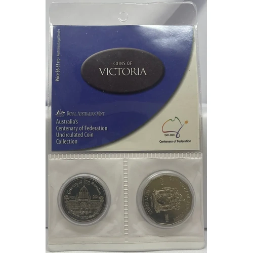2001 Federation Two Coin Uncirculated Set Victoria