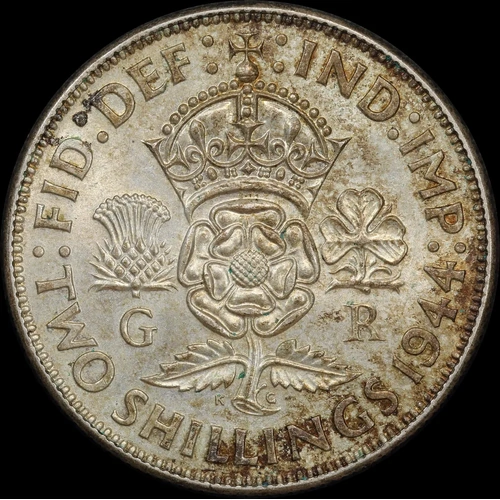 1944 Silver Florin George VI S# 4081 Uncirculated