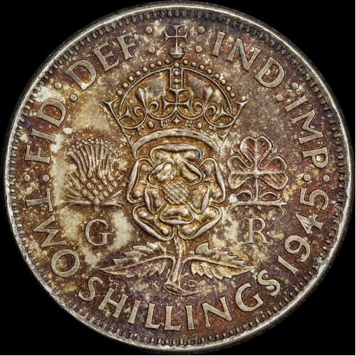 1945 Silver Florin George VI S# 4081 Uncirculated