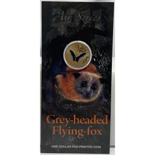 2011 1 Dollar Uncirculated Coin Air Series Grey-headed Flying-fox