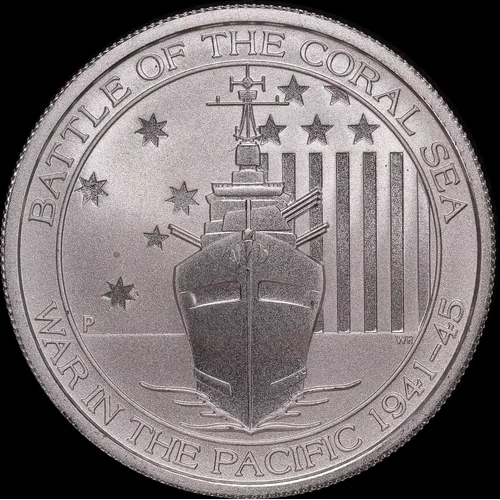 2014 Silver Half Ounce Uncirculated Coin Battle of Coral Sea