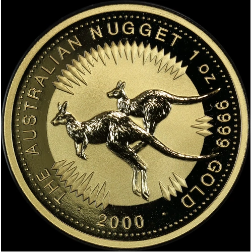 2000 Gold One Ounce Coin Kangaroo Nugget