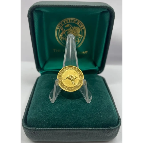 1997 Gold 1/10th Ounce Uncirculated Kangaroo Nugget
