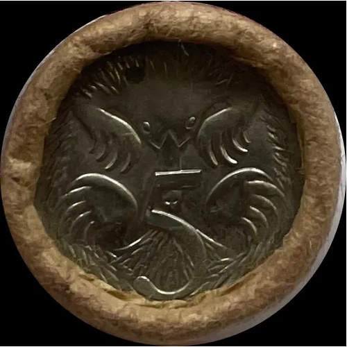 1983 5 Cent Coin Mint Roll Heads / Tails