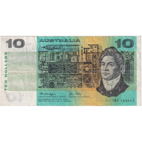 1979 $10 Note Knight/Stone Missing Serials Error R307A Very Fine