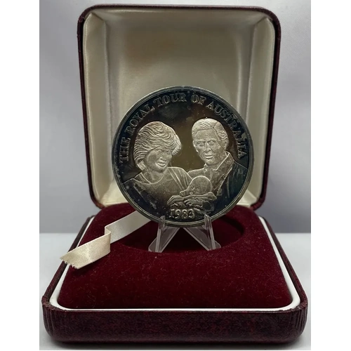 I Hafner 1983 Silver Medal The Royal Tour of Australia