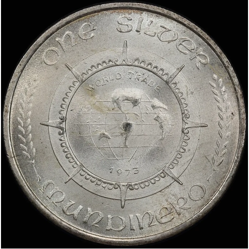 United States 1973 Silver 1 Ounce Mundinero Wade-Ventures Issues