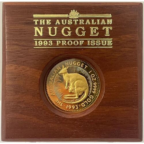 1993 Gold One Ounce Proof Coin Whiptail Wallaby