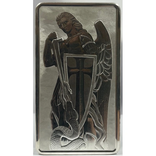 Scottsdale Mint Silver 10 Ounce Minted Bullion Bar Archangel Michael