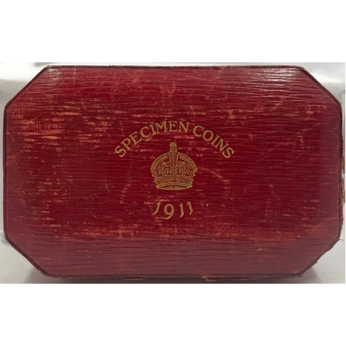 1911 Specimen Coin Set in Presentation Case George V Coronation