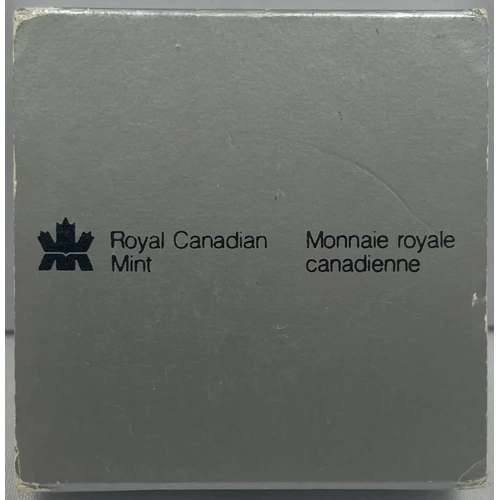 Canada 1989 Silver Proof 1 Dollar KM# 168 MacKenzie River