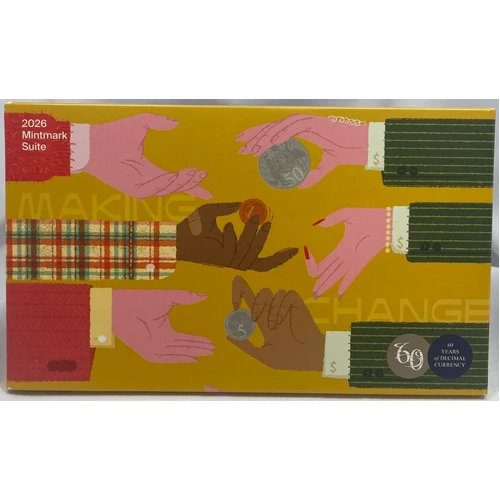 2026 1 Dollar 4 Coin Mintmark Privy Mark Set Mintmark Suite