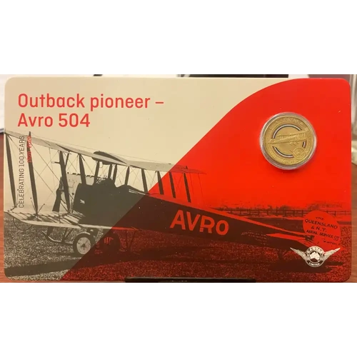 2020 1 Dollar Coin Qantas Outback Pioneer Avro 504