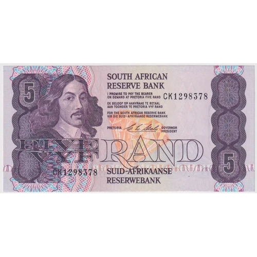 South Africa 1990-94 5 Rand P# 119 Uncirculated